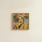 Retro Hot Dog Pop Art art print