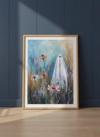 Ghost Wildflower Field Painting art print