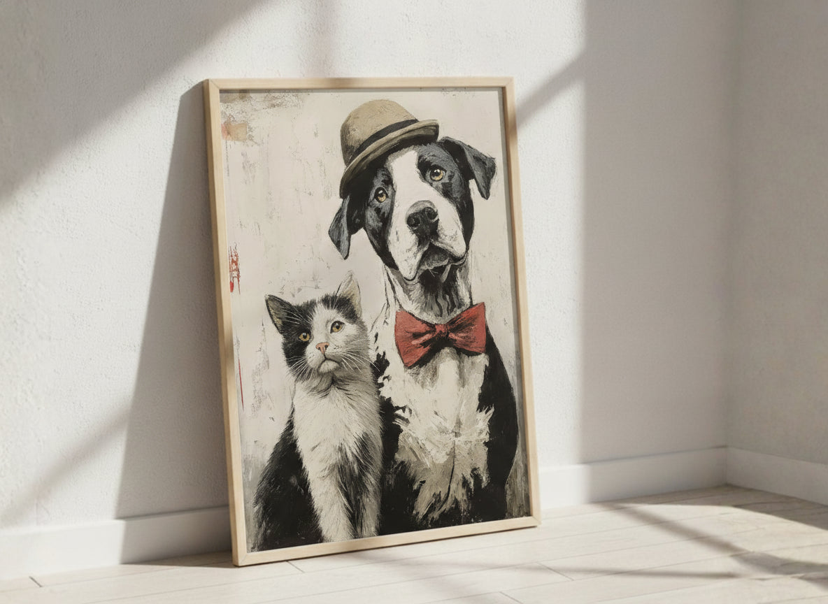 Noir Alley Gentlemen Art art print