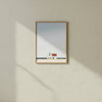 Minimalist Coastal Farmhouse Art art print