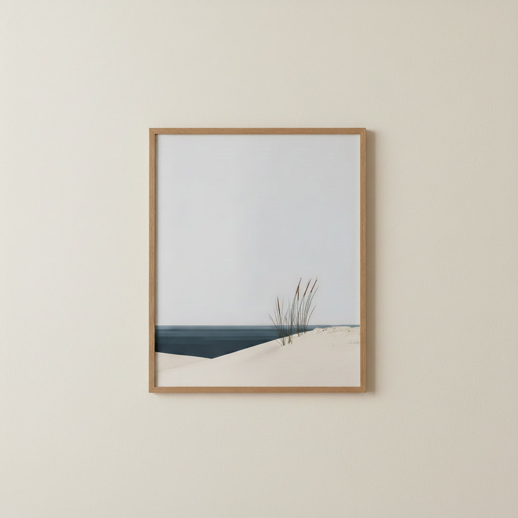 Minimalist Coastal Dune Art art print