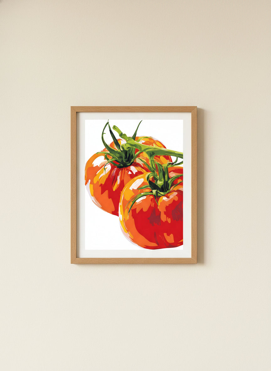 Heirloom Tomato Botanical Art art print