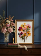 Pressed Wildflower Botanical Art art print