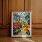 Colorful Greenhouse Floral Painting art print