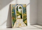 Mediterranean Garden Archway Art art print