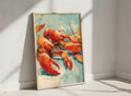 Abstract Lobster Oil Painting art print