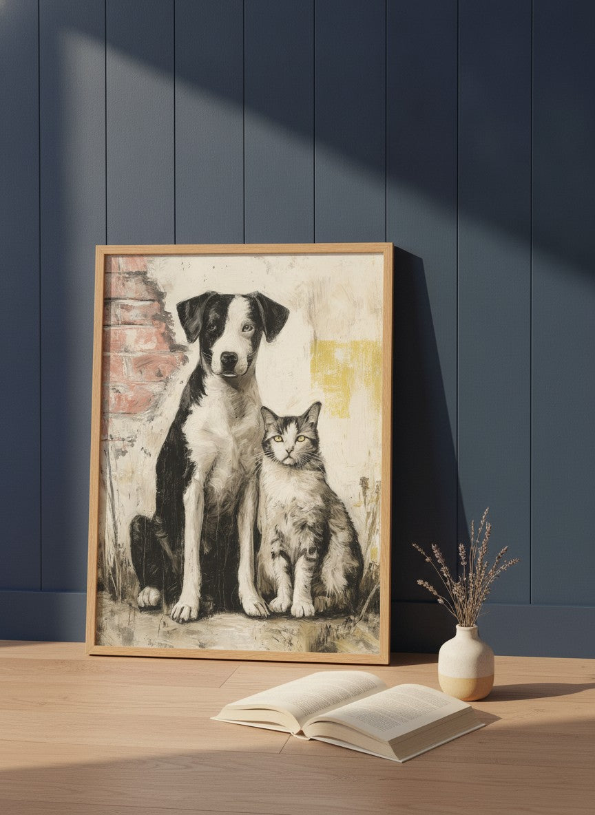 Street Companions Wabi Sabi Art art print