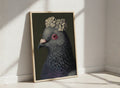 Aristocratic Pigeon Portrait Art art print