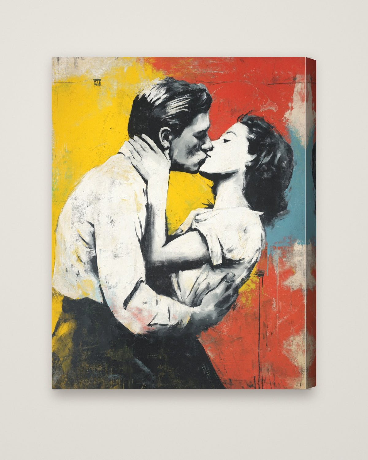 Color of Goodbye Graffiti Art as a stretched canvas