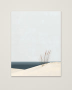 Minimalist Coastal Dune Art as an unframed matte paper print