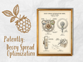 Decoy Spread Optimization Patent-Style Art art print