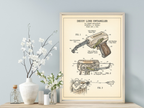 Decoy Line Untangler Patent-Style Art art print, styled room view 1