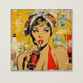 Retro Cola Pop Art as an unframed matte paper print