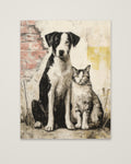 Street Companions Wabi Sabi Art as an unframed matte paper print
