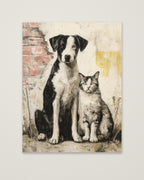 Street Companions Wabi Sabi Art as an unframed matte paper print