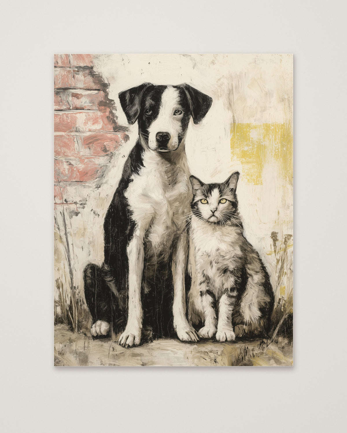 Street Companions Wabi Sabi Art as an unframed matte paper print