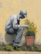Gardener's Secret Street Art art print