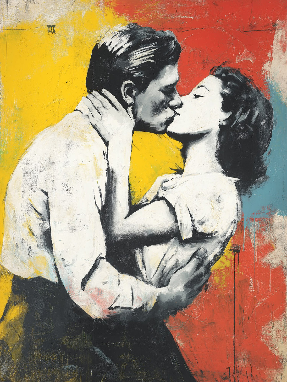 Color of Goodbye Graffiti Art art print